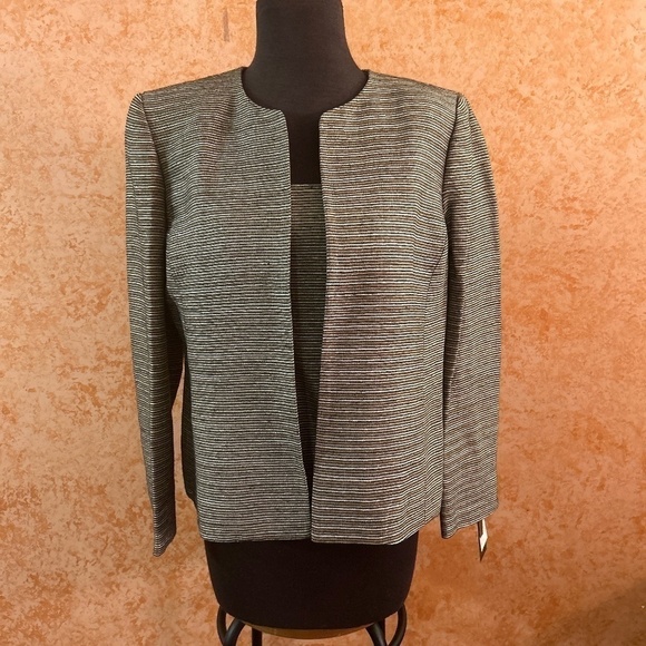 KASPER 2 Pc Set Open Blazer size 8P - Picture 1 of 13